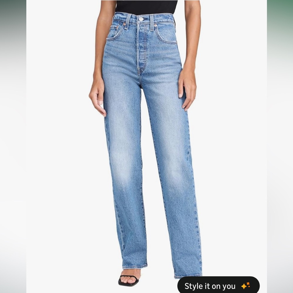 Levi's Womens Ribcage Full Length Jeans 25